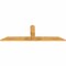 Ekena Millwork Portland Rough Sawn Timber Gable Bracket, Western Red Cedar, 84"W x 28"H x 2"D x 6"F, 8/12 Pitch GBW084X28X0206POR00RWR - alternate 2
